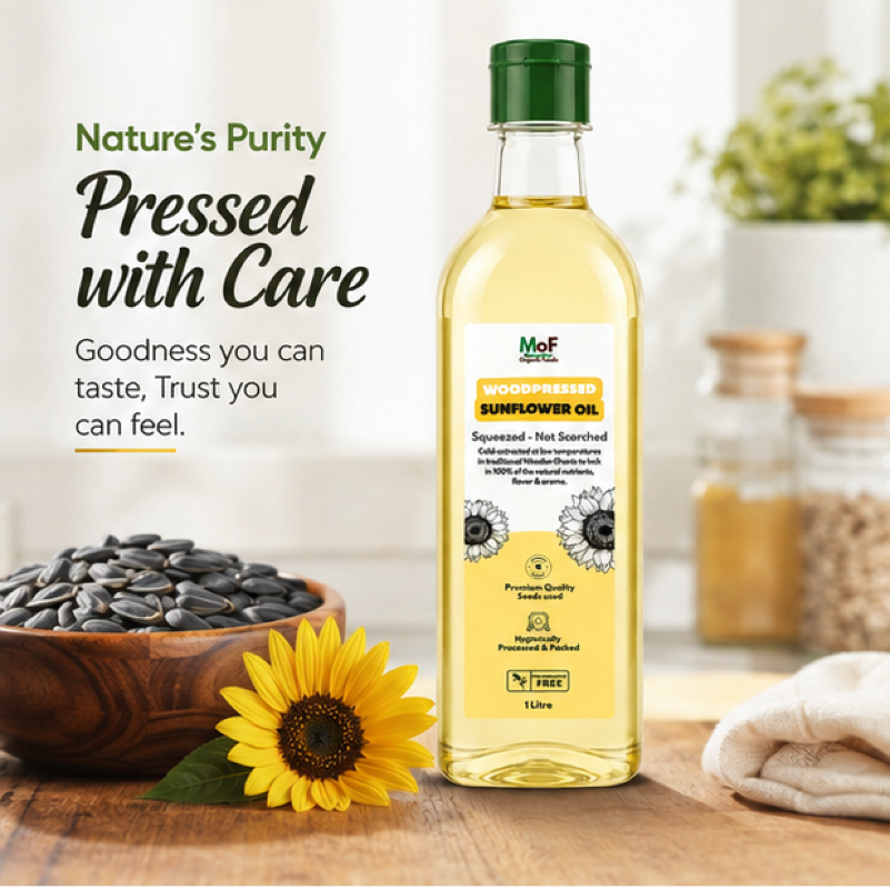 Wood-Pressed Sunflower Oil