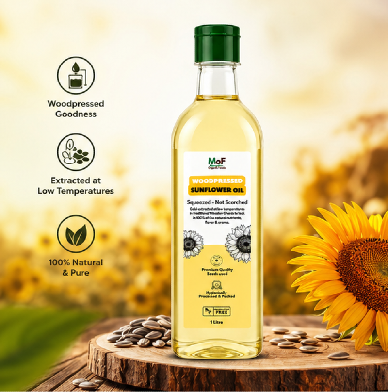 Wood-Pressed Sunflower Oil